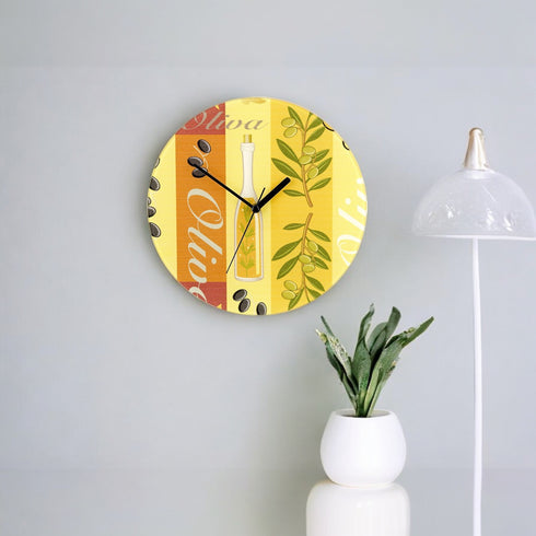 Wall Clock Olive