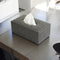 Tissue Box Holder- Charcoal Grey