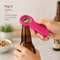 Silicone and Metal Dimple Bottle Opener