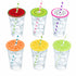 Vibrant Fruit Silicone Coasters & Drink Lids