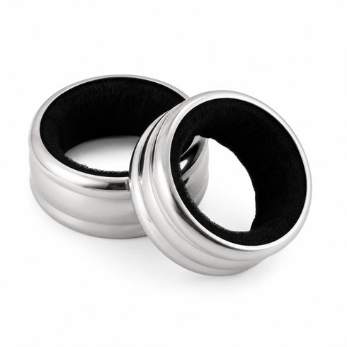 Polished Chrome Wine Drip Collar Set