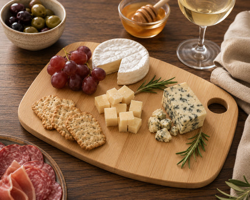 True Morsel™ Small Bamboo Cheese Board