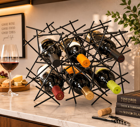The Raven's Nest Wine Bottle Rack