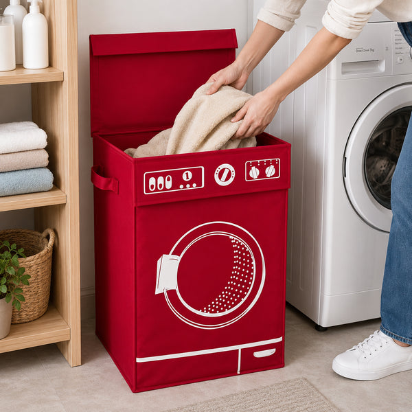 Laundry Bin Lavo Red