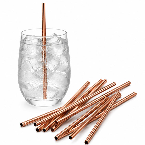 Rose Gold Straws