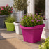 Wave Square Planter- Pink 40 cm
