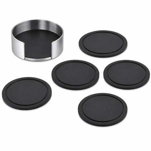 VETRO Coaster Set with Holder