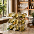 Stainless Steel Wave Wine Rack